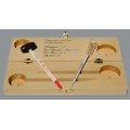 Vinometer and Wine Thermometer in Wooden Case